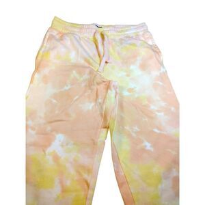 Old Navy Tie Dye Sweatpants - Yellow & Pink - Size Medium